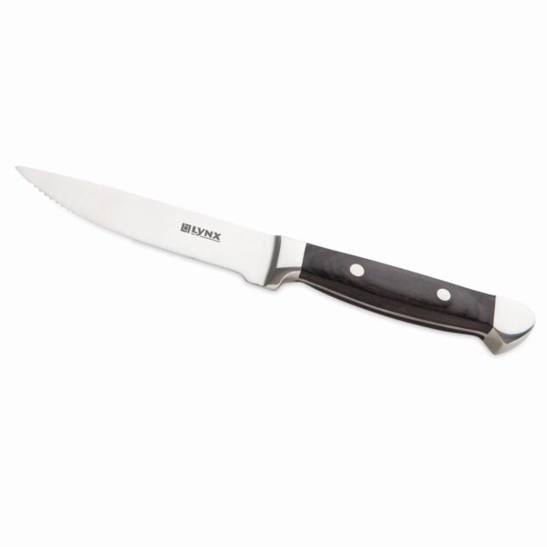 Lynx 6-Piece Stainless Steel Steak Knife Set In Wood Presentation Box - Image 3
