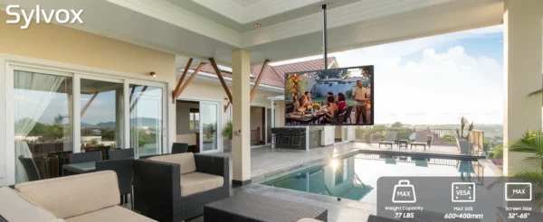 Sylvox Outdoor TV Ceiling Mount - Image 4