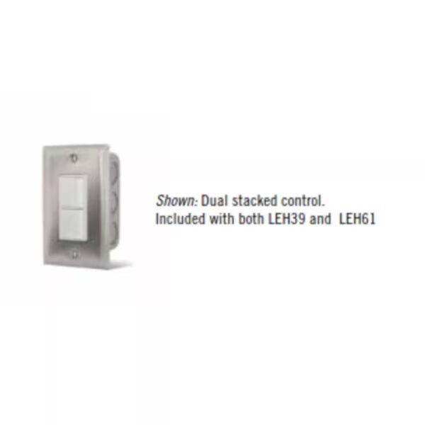 Lynx 39-Inch 4000W Dual Element Electric Infrared Patio Heater - 240V - Stainless Steel - W/ Stacked Control - Image 3