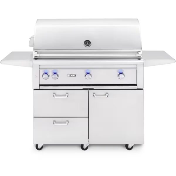 Lynx Professional 42-Inch Propane Gas Grill With One Infrared Trident Burner And Rotisserie