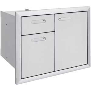 Lynx Ventana 30-Inch Trash Center And Double Drawers