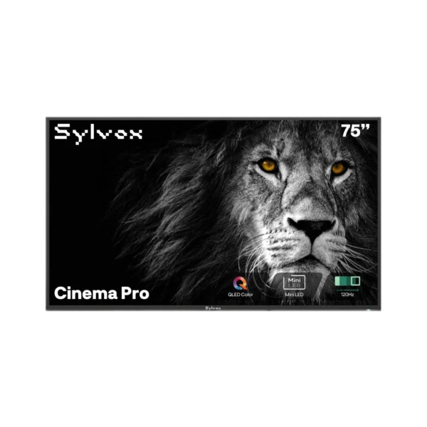 Sylvox Cinema Pro 75" Helio QLED 120HZ Outdoor TV (3500Nits)-2025 Model
