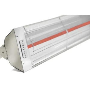 Infratech W-Series 61 1/4-Inch 3000W Single Element Electric Infrared Patio Heater - 208V - Stainless Steel