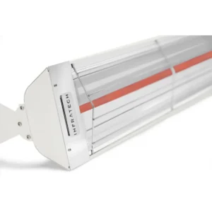 Infratech W-Series 61 1/4-Inch 4000W Single Element Electric Infrared Patio Heater - 240V - White